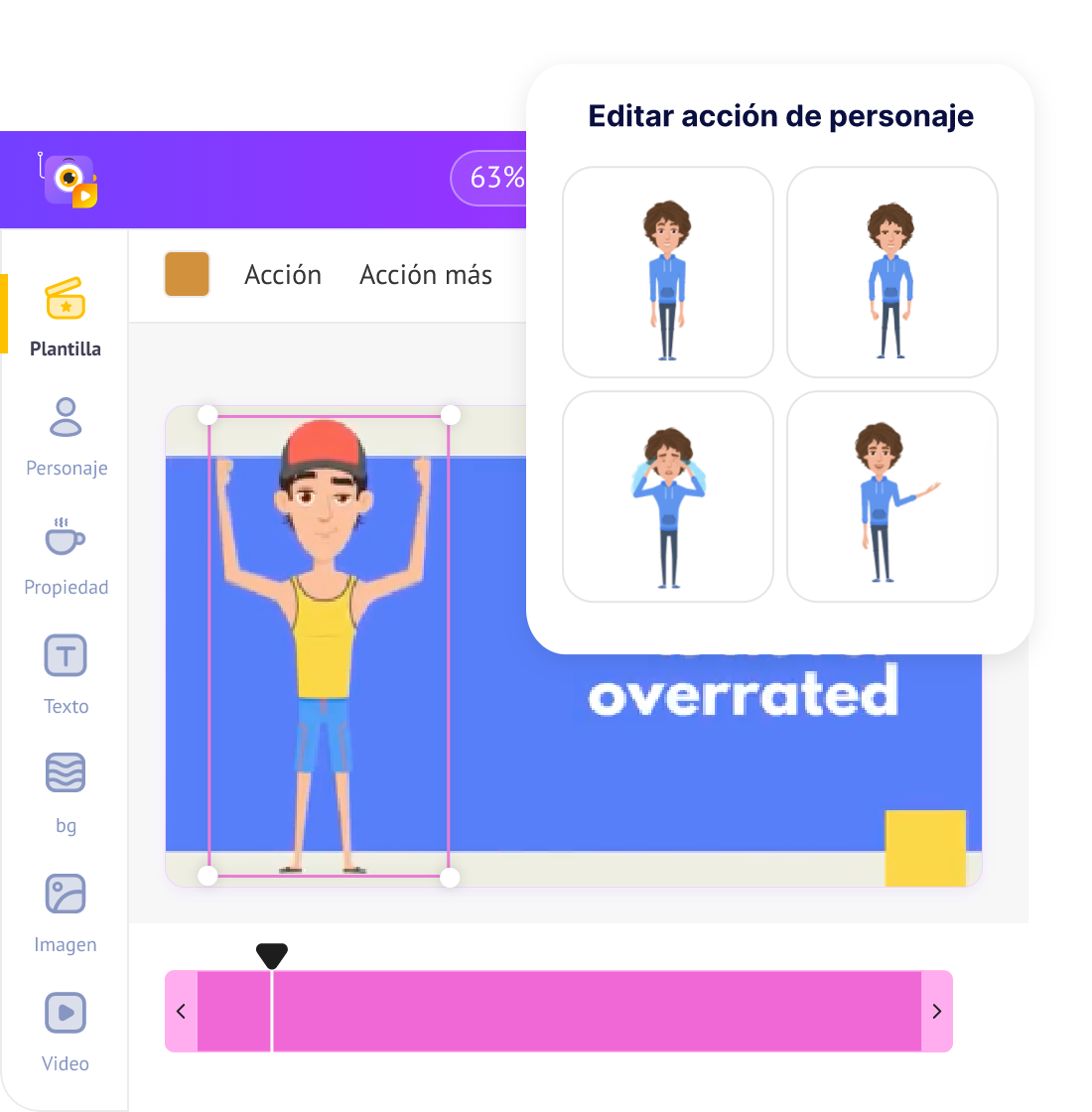 Creador gratuito de vídeos de dibujos animados IA n.º 1 en línea (¡con ...