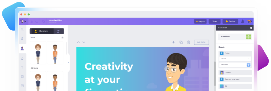 Try Animaker Deck  [FREE] Avatar-powered Presentation Maker