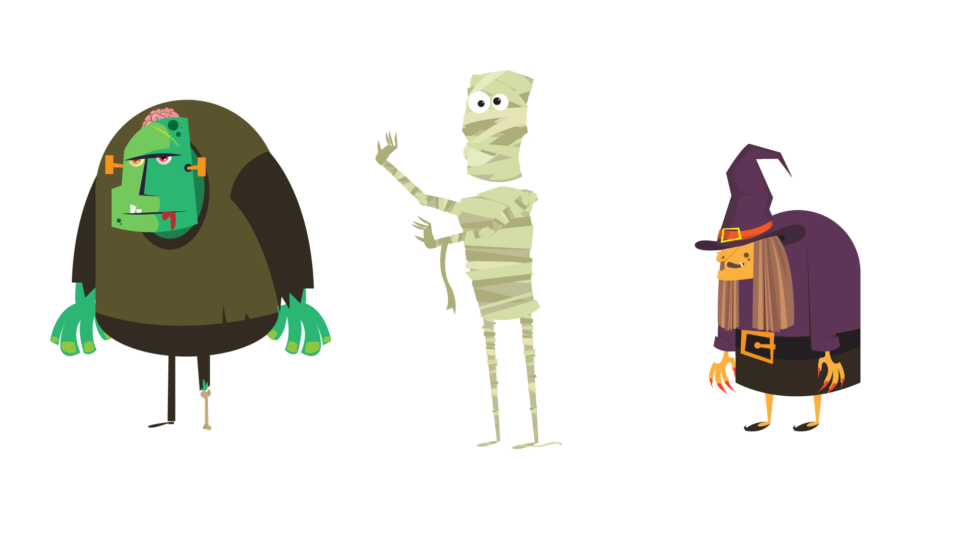 Halloween monsters