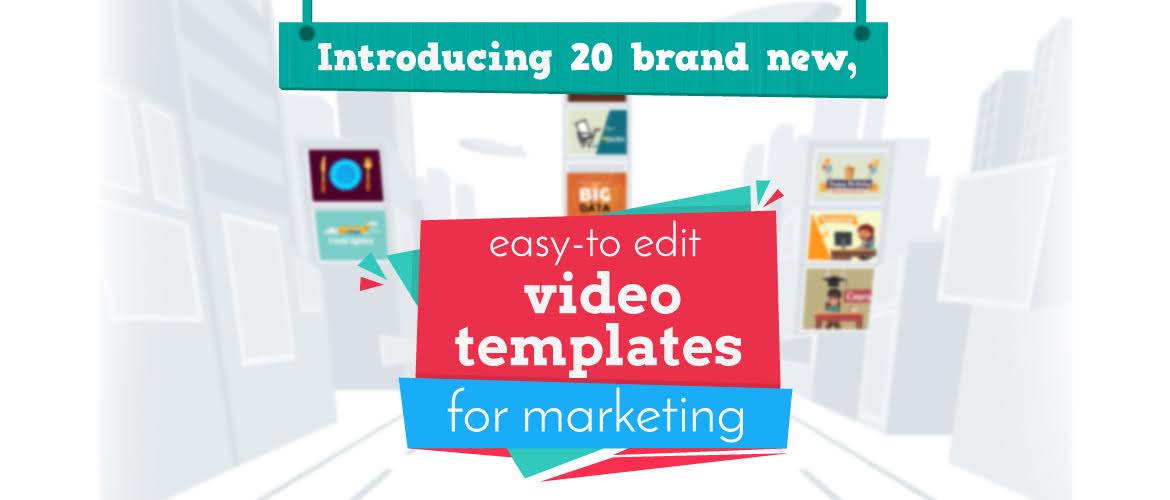 introducing 20 new video templates