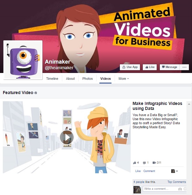 Facebook Featured Video Appearance