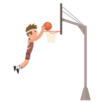 Sports-Basketball Player Character