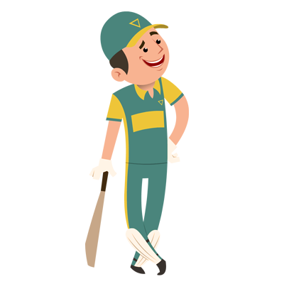 Sports-Cricket Player Character