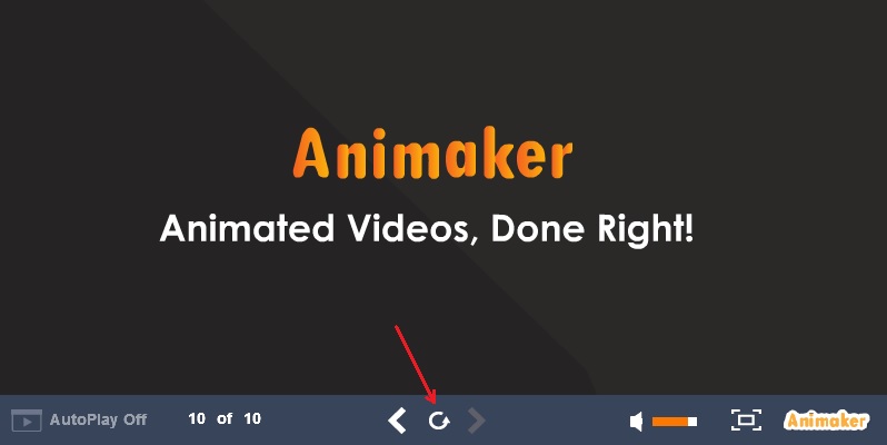 Replay Video Presentation Button