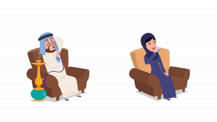 animated arabic cha