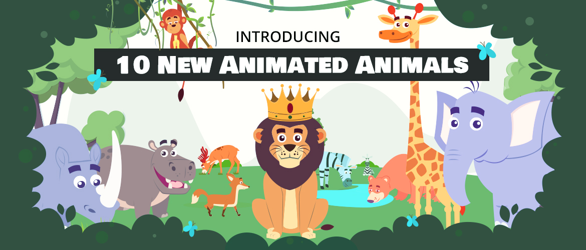 Animaker Animal characters