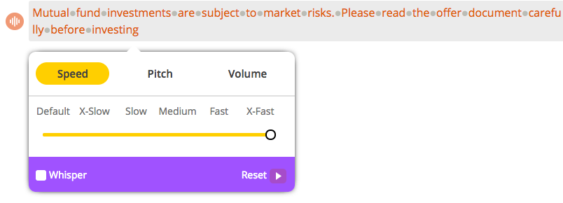 Animaker Voice - Mutual funds