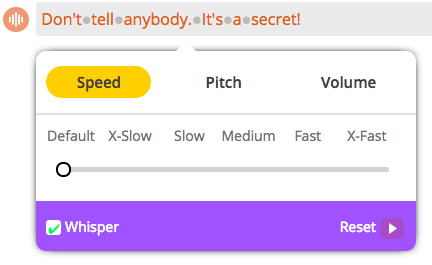 Animaker Voice - secret