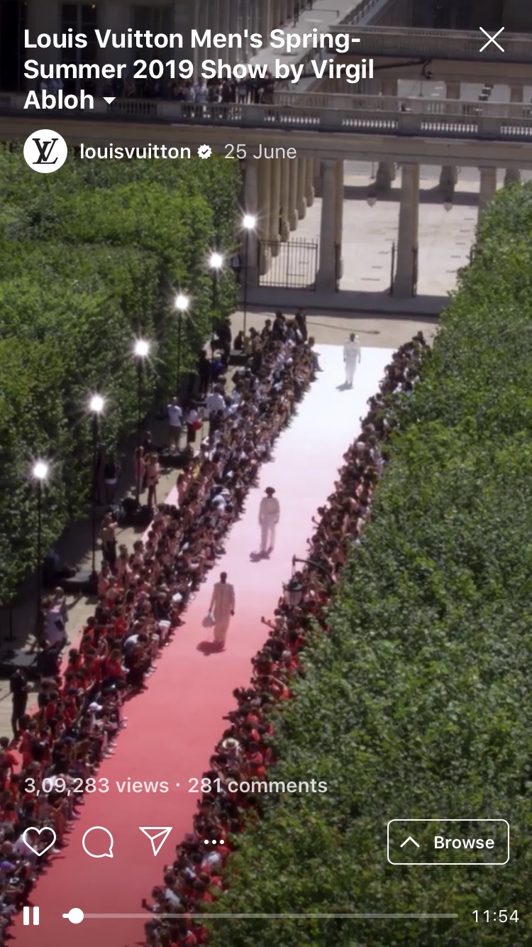 Louis Vuitton Event IGTV
