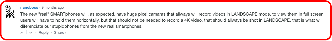Negative Blog Comment