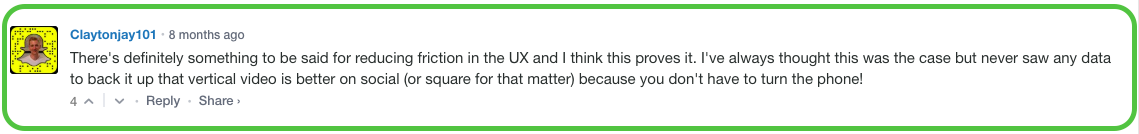 Positive Blog Comment