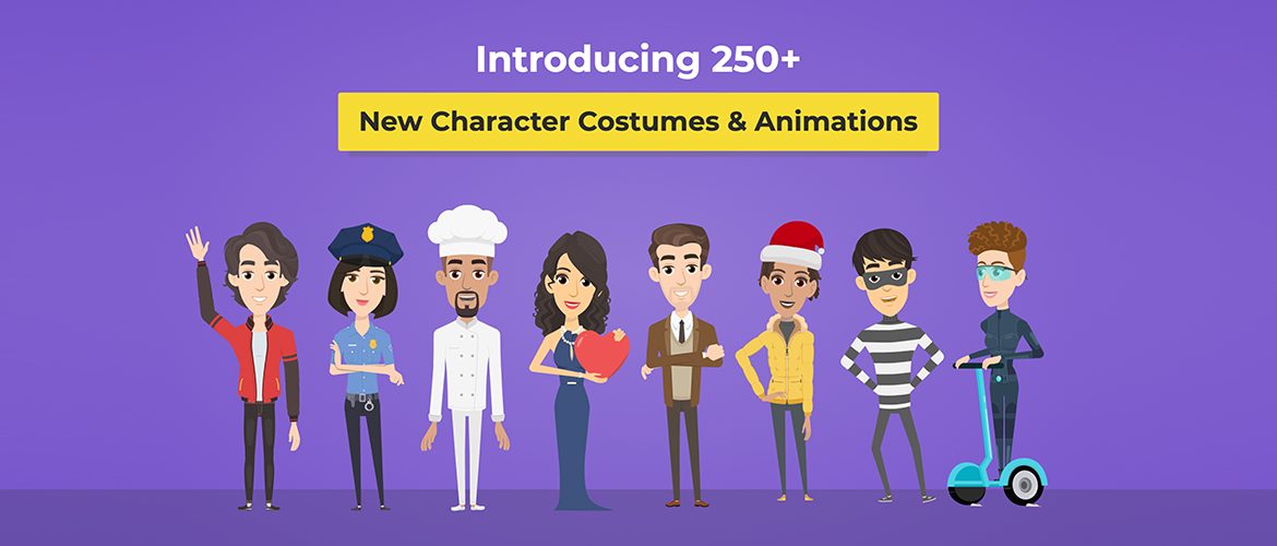 250+Character Costumes & Animations