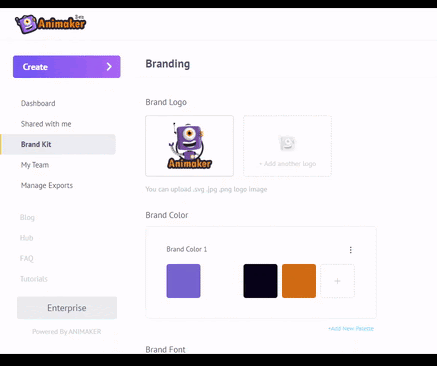 what does Animaker’s Brand-Kit help with