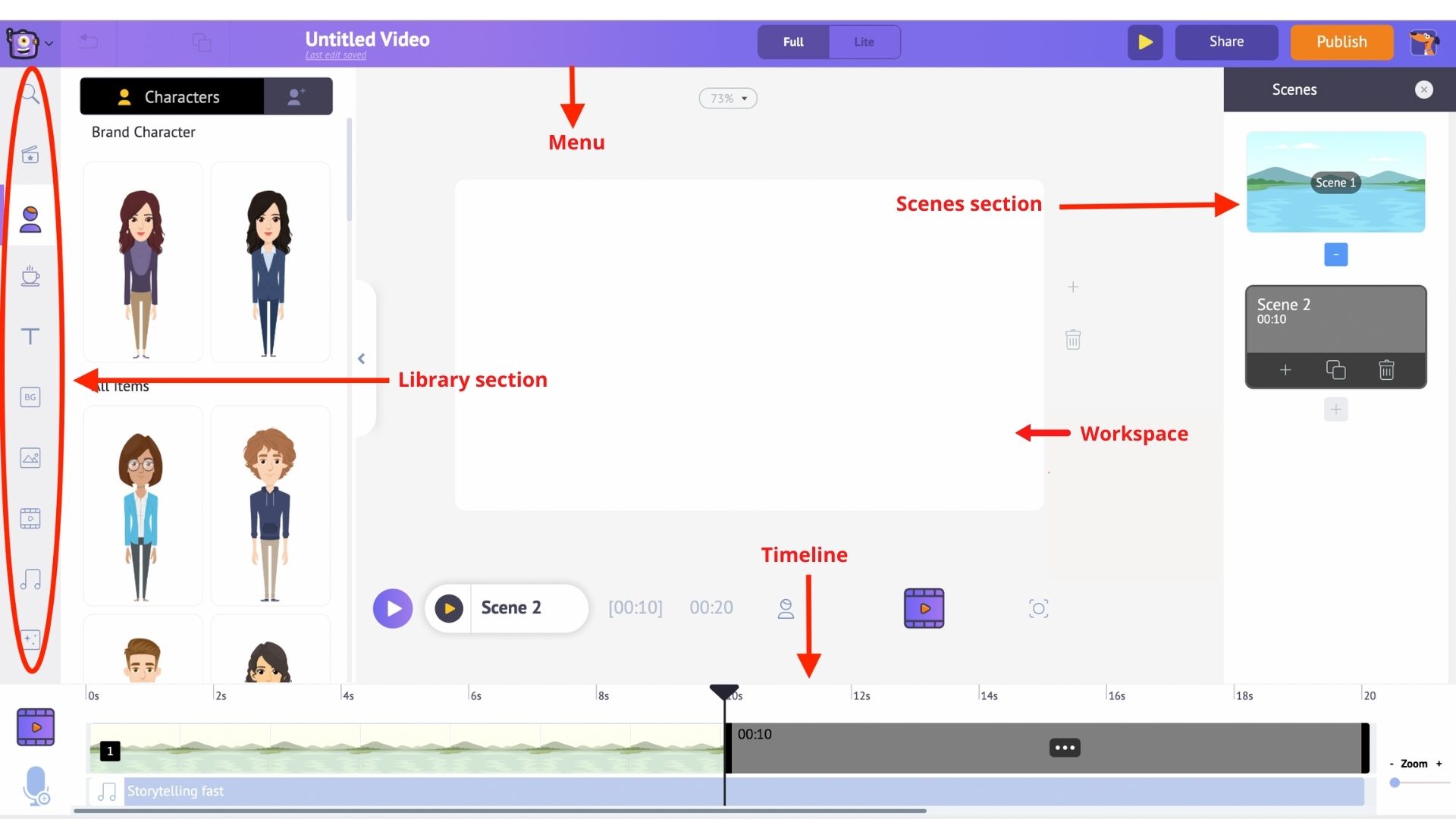 Animaker Dashboard