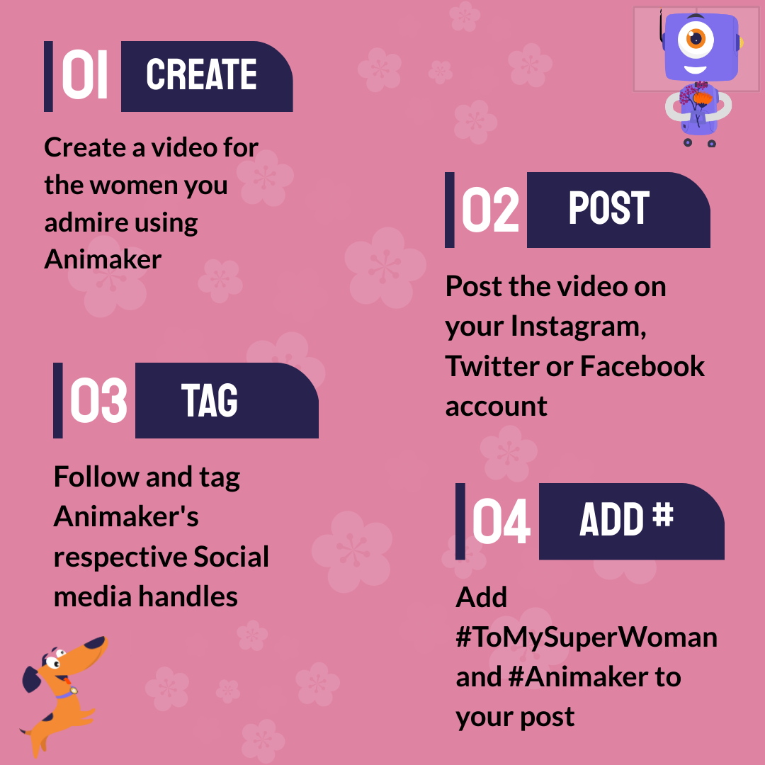 Women’s Day Video Contest Steps