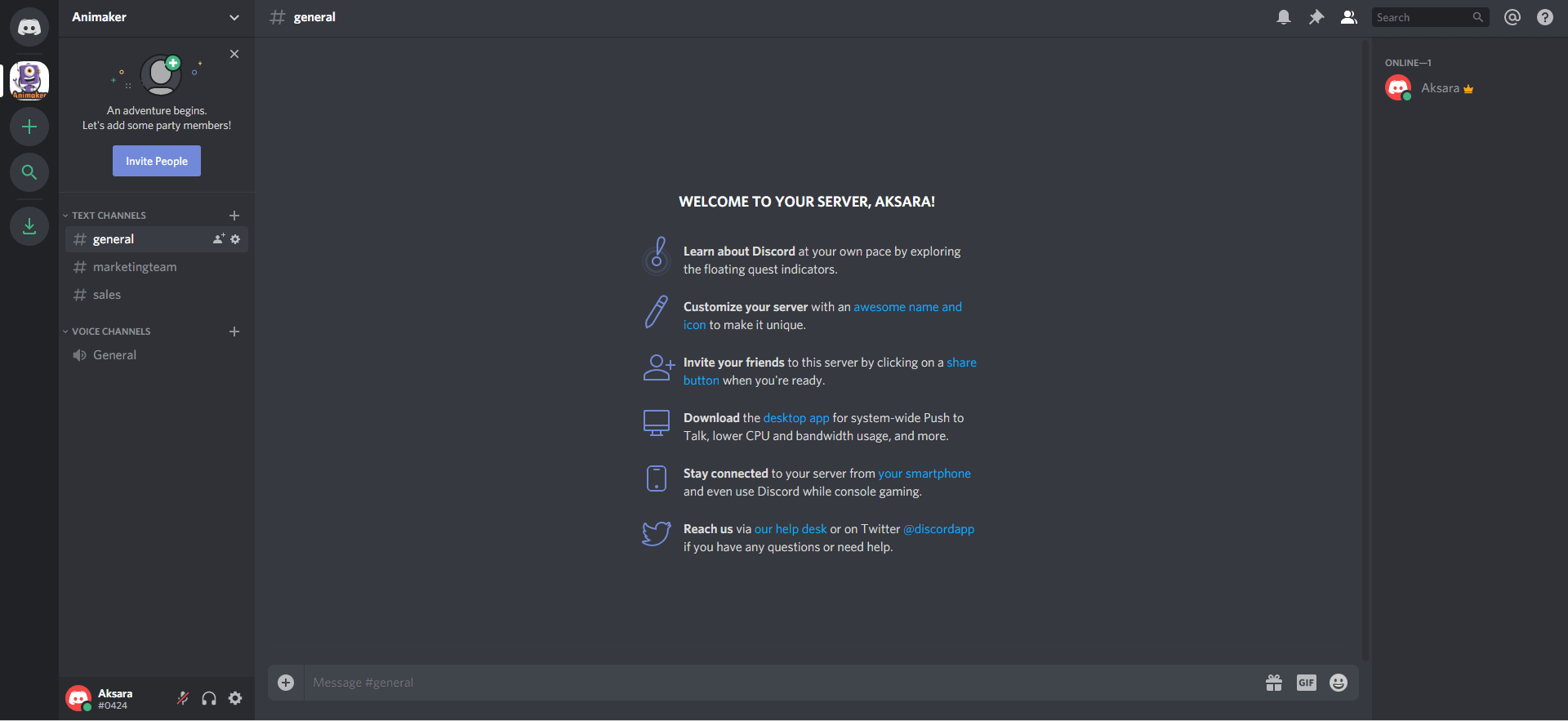 Discord for work