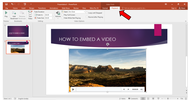 How to embed a video in PowerPoint
