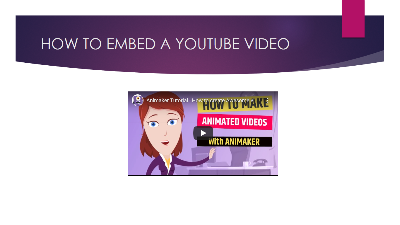 Embed youtube video PowerPoint