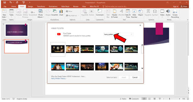 Embed youtube video PowerPoint