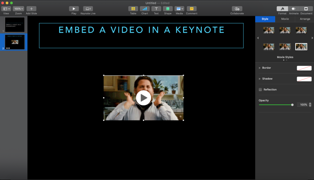 How to play video in PowerPoint