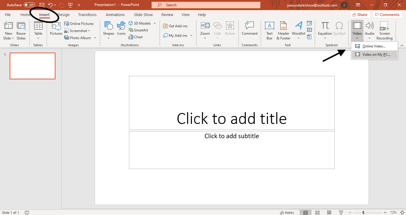 how to loop videos for powerpoint presentation