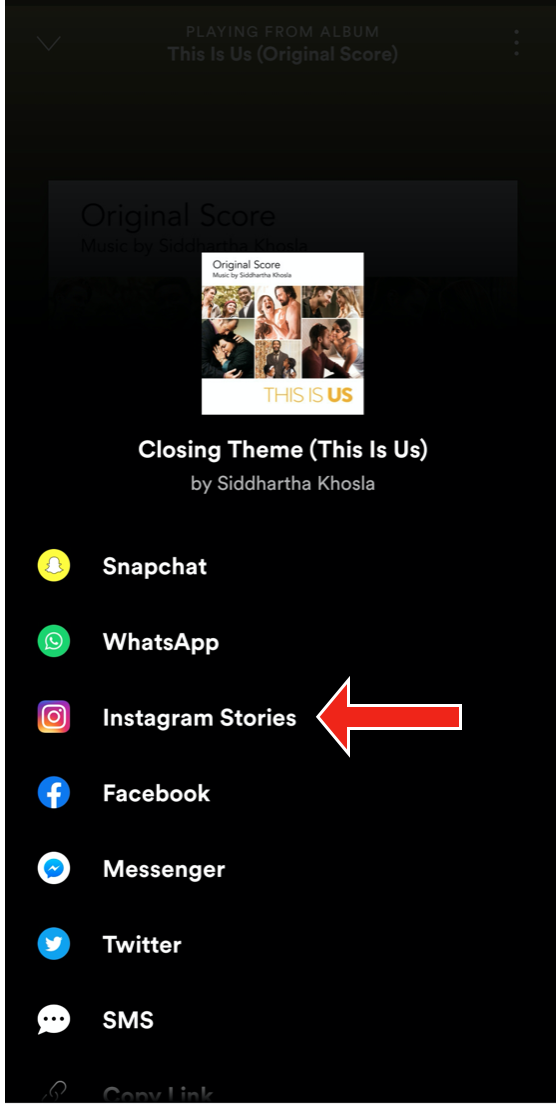 how to add music from spotify to instagram 2