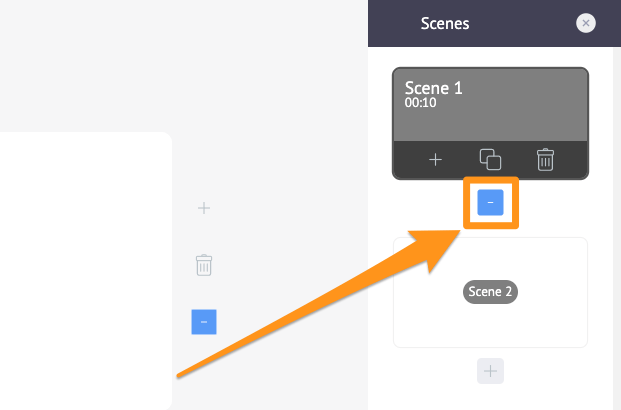 add transition between scenes