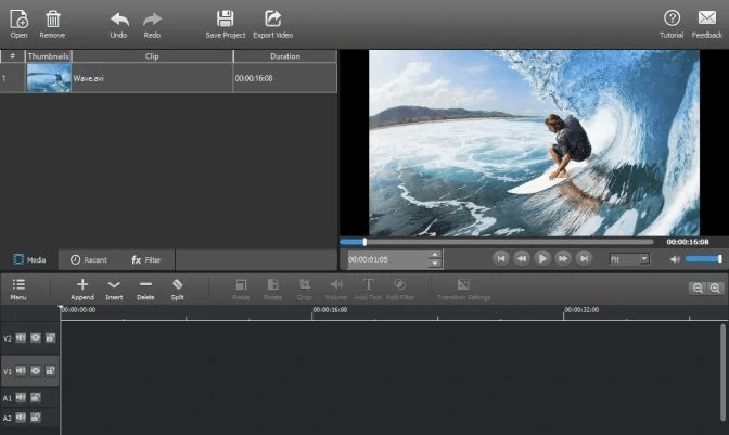 how to crop a video in windows video editor