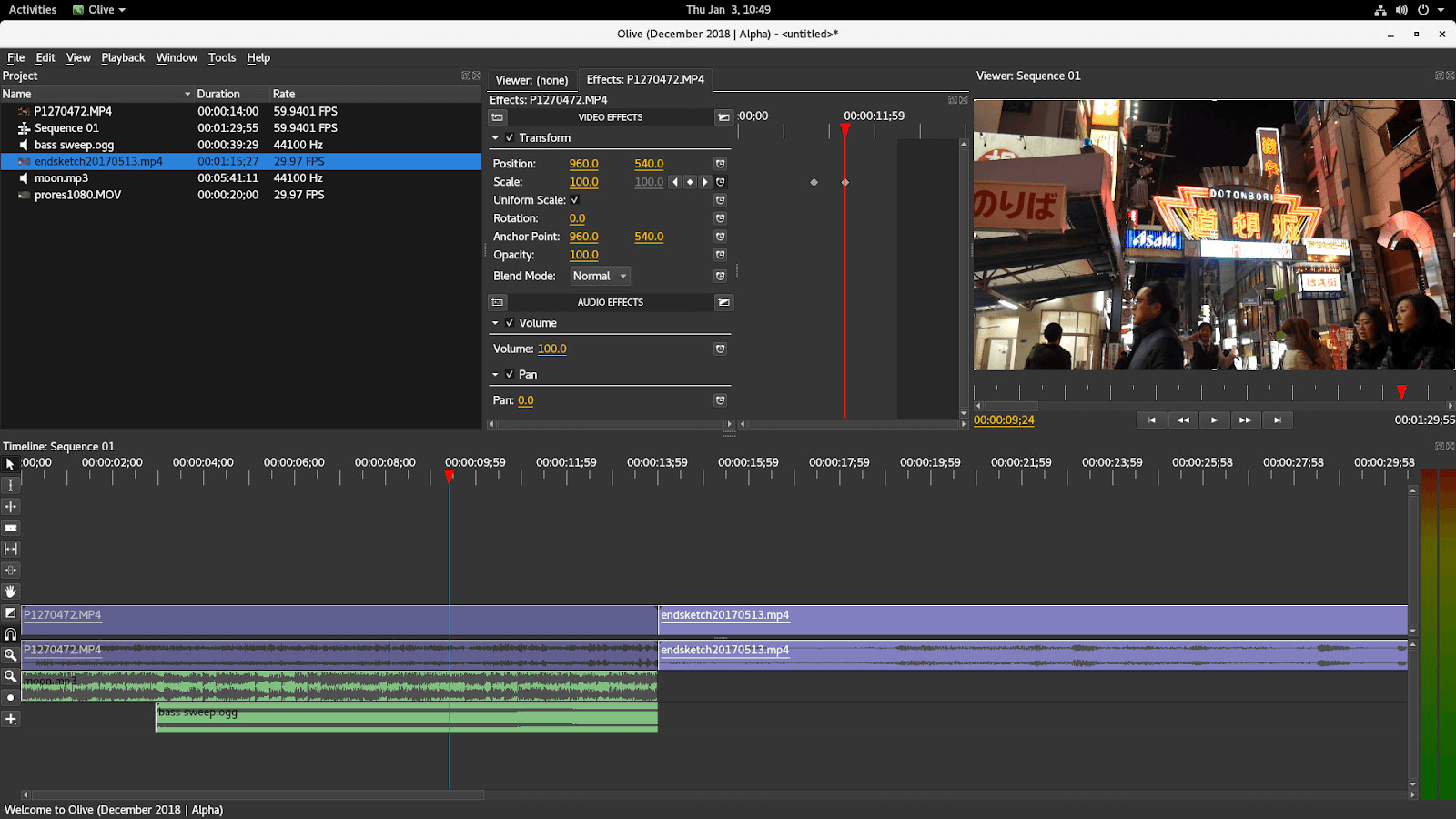 olive video editor