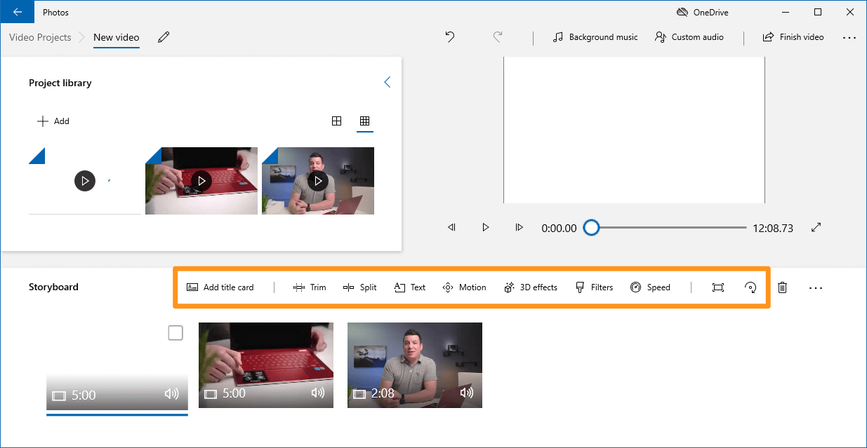 How to combine videos - Microsoft Support