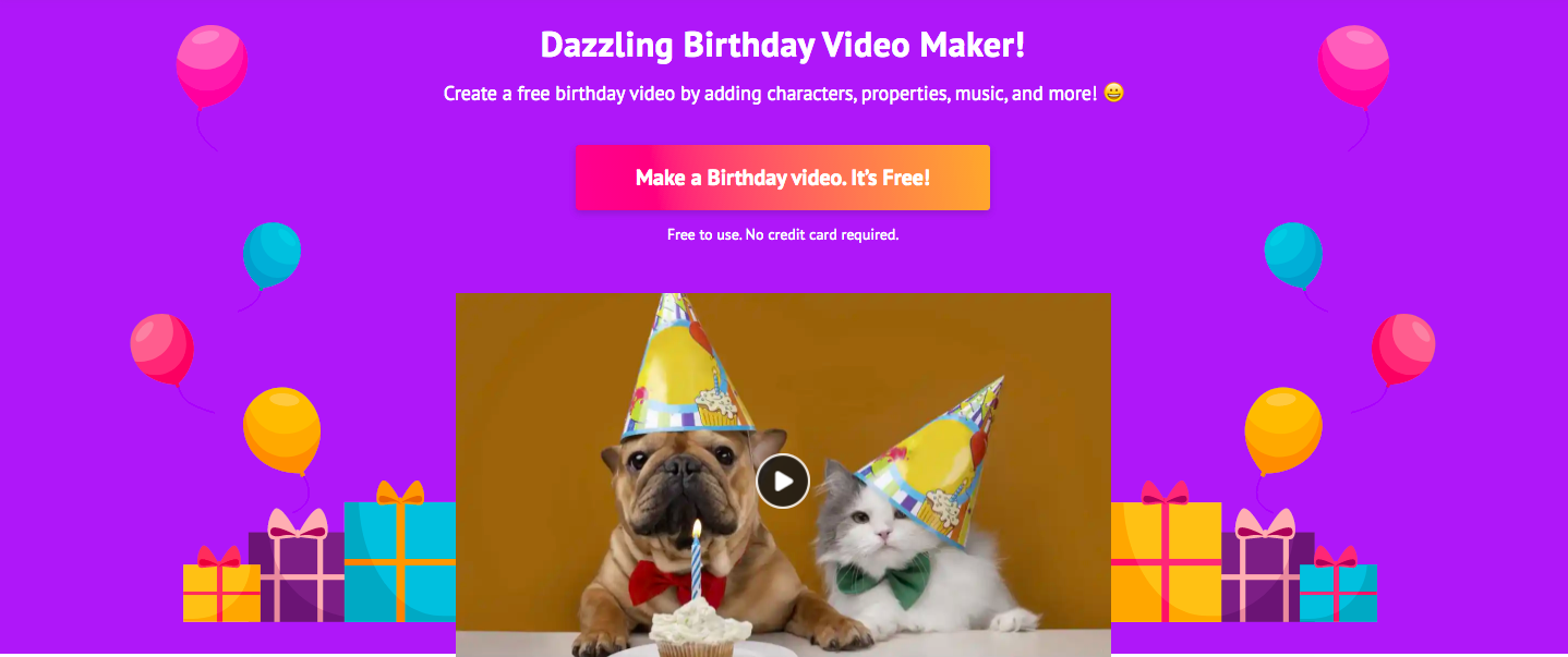 Animaker Birthday Video Maker