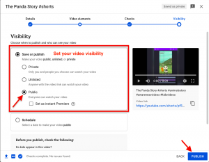 how to upload youtube shorts