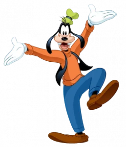 Goofy cartoon character