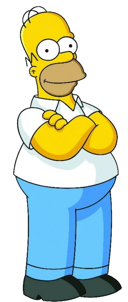 Homer Sipmson cartoon character