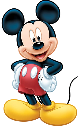 Mickey Mouse cartoon character