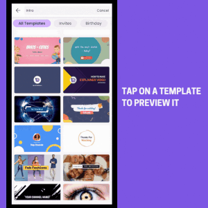 How to preview a template