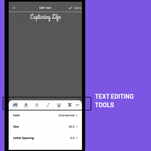 Edit Text - Settings