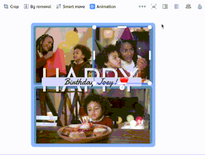 Customize Collage using the Replace feature 