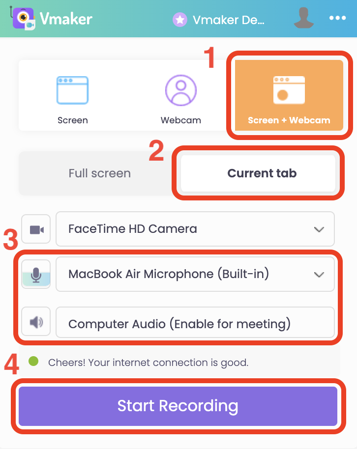 computer audio and microphone audio