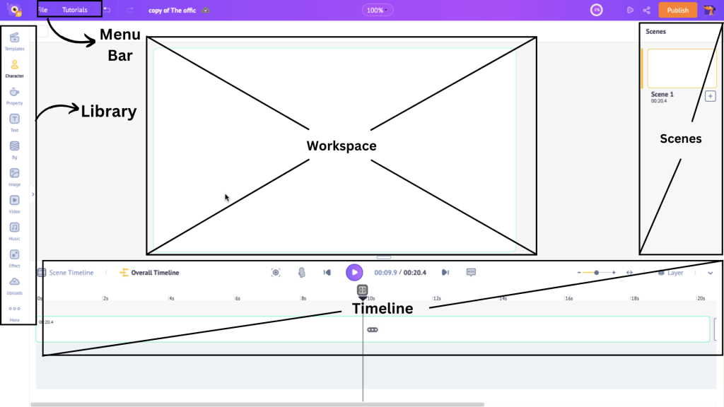 web app interface