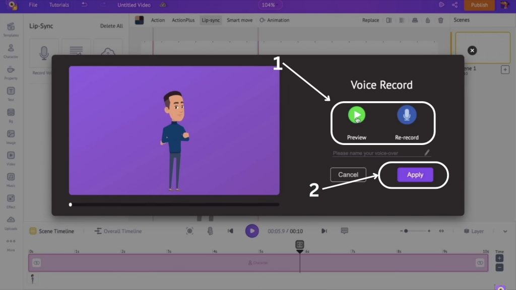 play and rerecord
