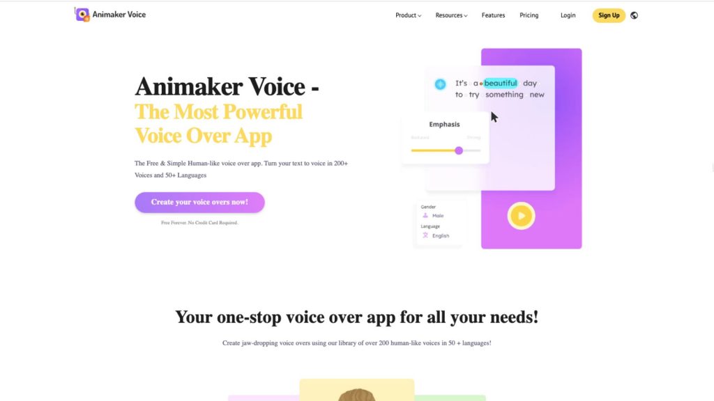Animaker Voice Generator