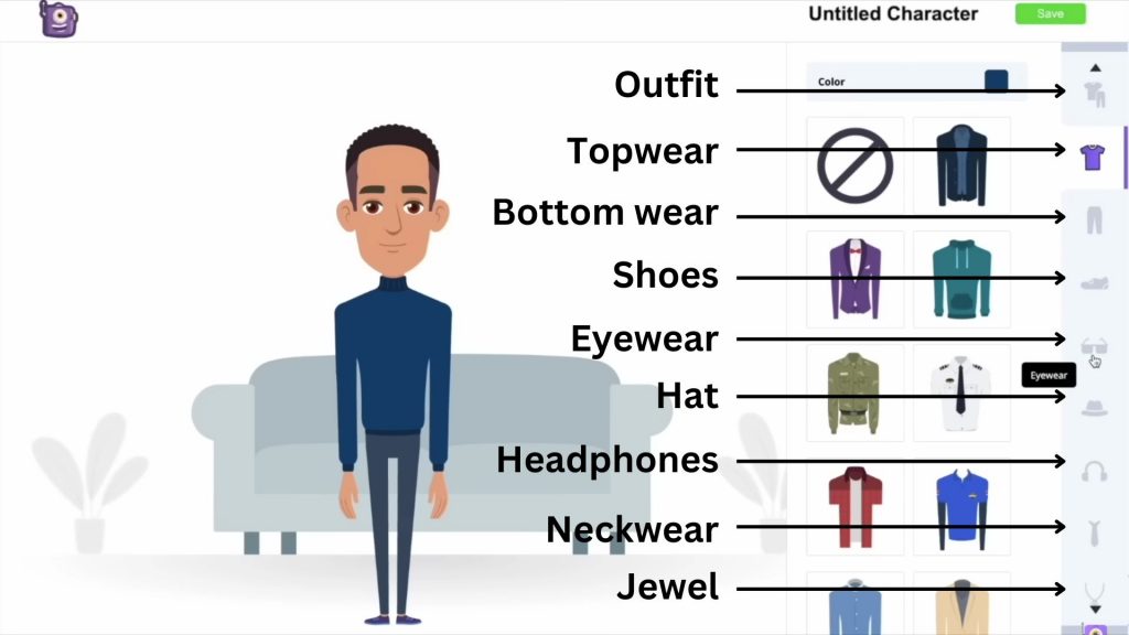 customize your character