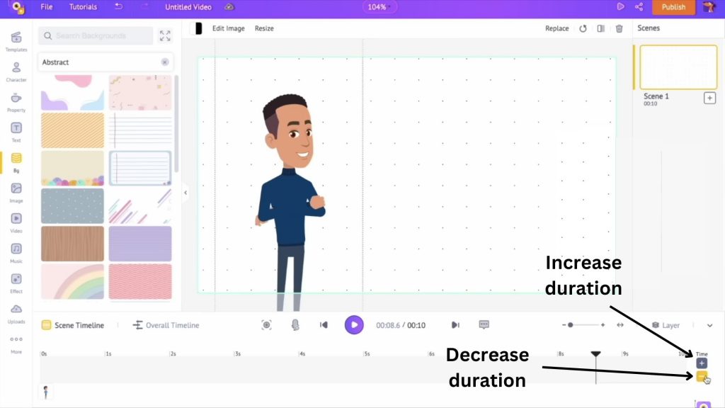 duration increase and decrease