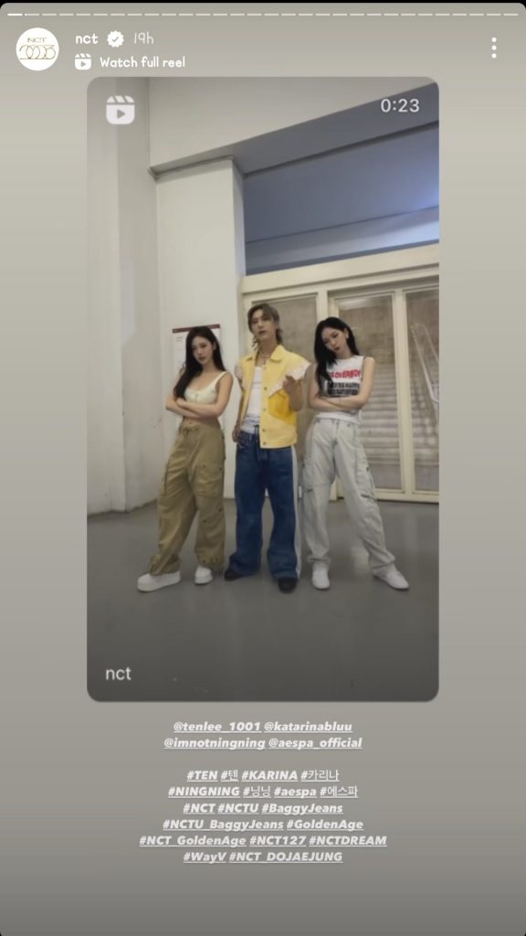 dance challenge on instagram story