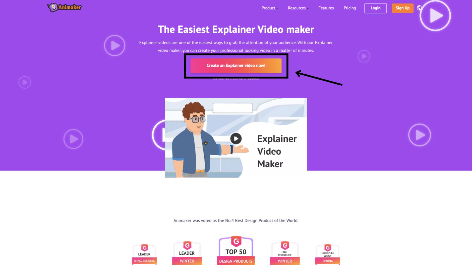 Animaker's Explainer video maker