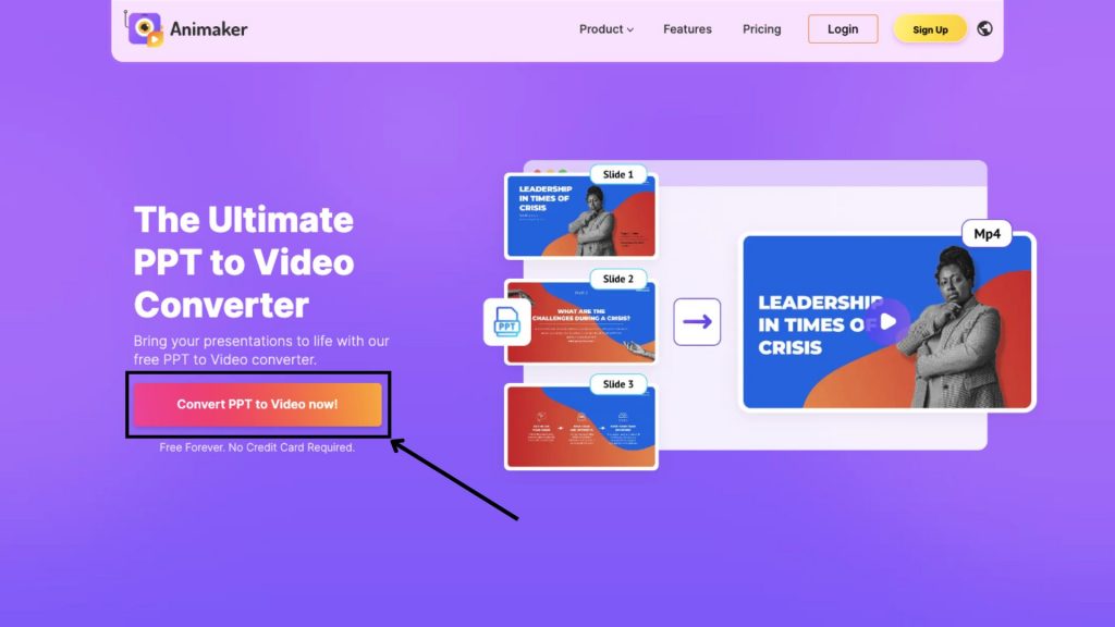 animaker's ppt to video converter