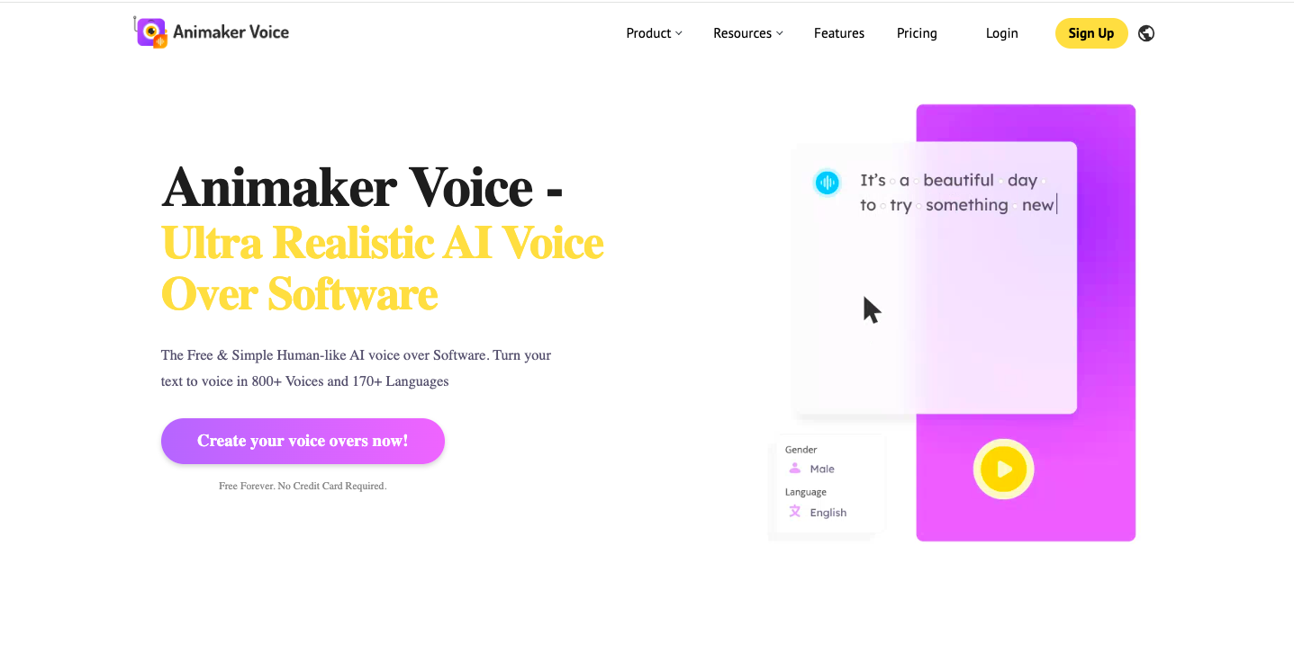 Animaker AI Voice Generator
