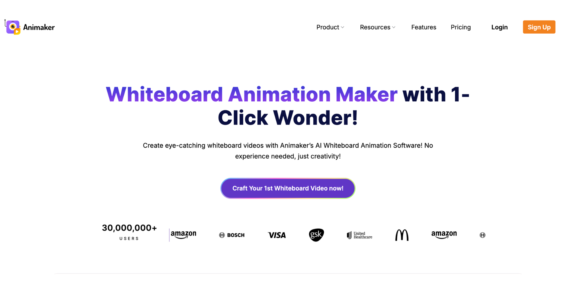 Whiteboard video maker