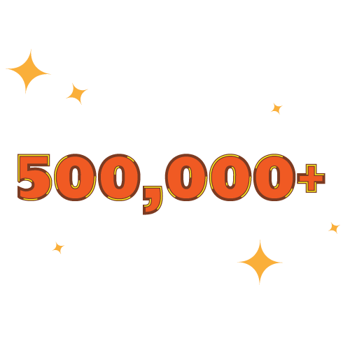 500, 000+ Users